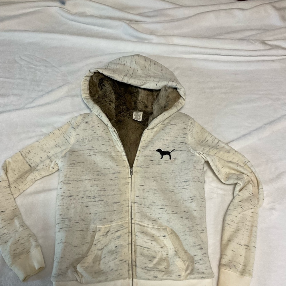 2014 PINK Victoria's Secret Faux Fur Jacket